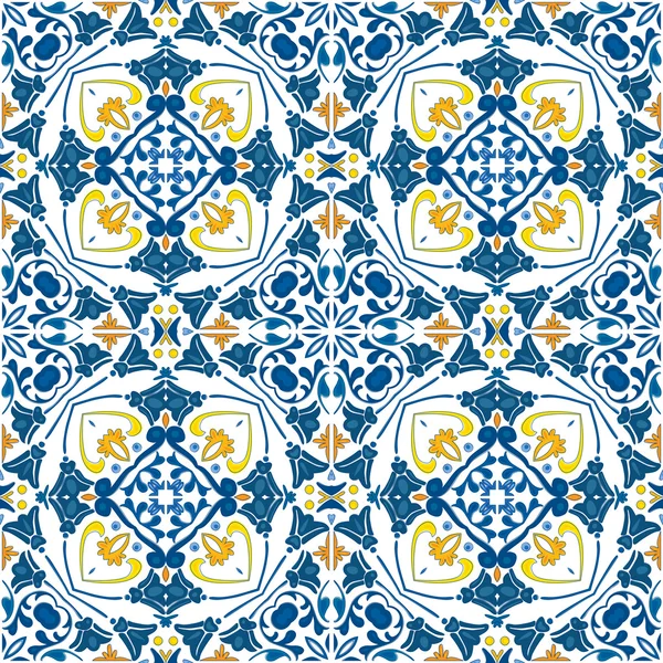 Portuguese tiles — Stock Vector