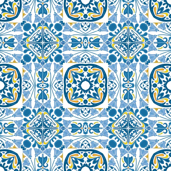 Portuguese tiles — Stock Vector