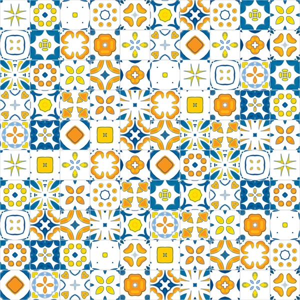 Portuguese tiles — Stock Vector