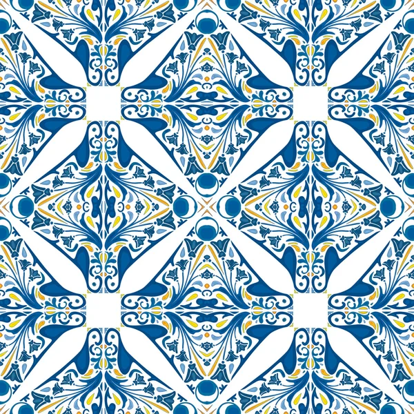 Portuguese tiles — Stock Vector