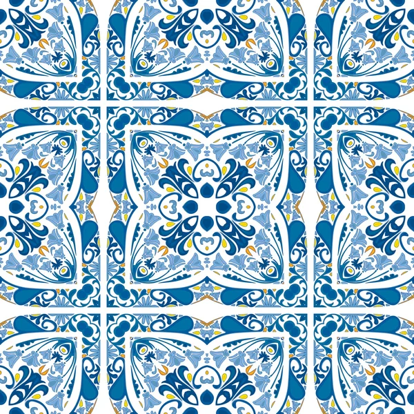 Portuguese tiles — Stock Vector