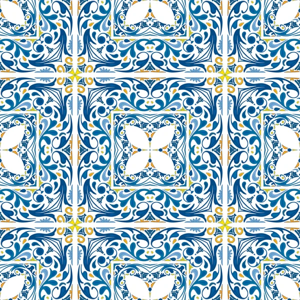 Portuguese tiles — Stock Vector