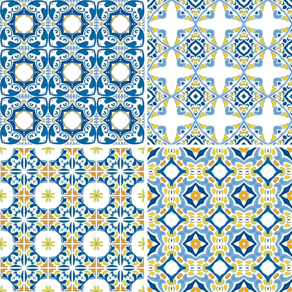 Portuguese tiles — Stock Vector