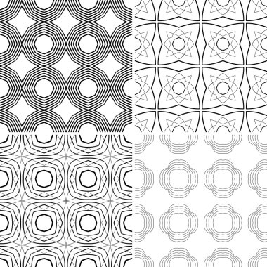 Dikişsiz desen seti