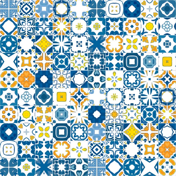 Portuguese tiles — Stock Vector