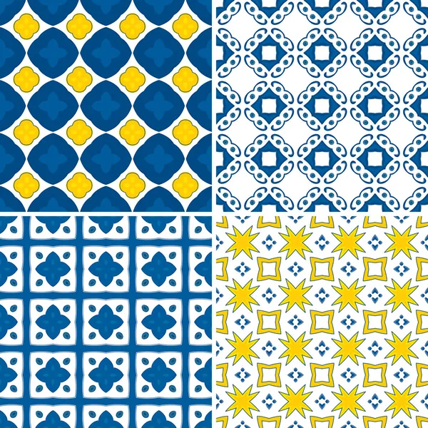 Portuguese tiles — Stock Vector