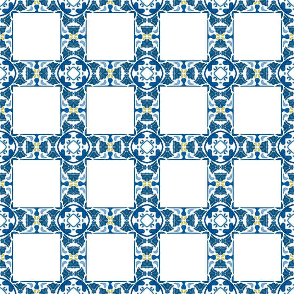 Portuguese tiles — Stock Vector