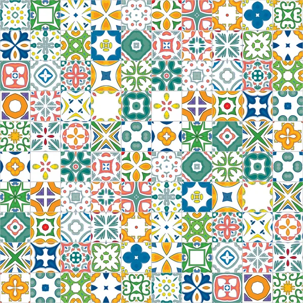 Portuguese tiles — Stock Vector