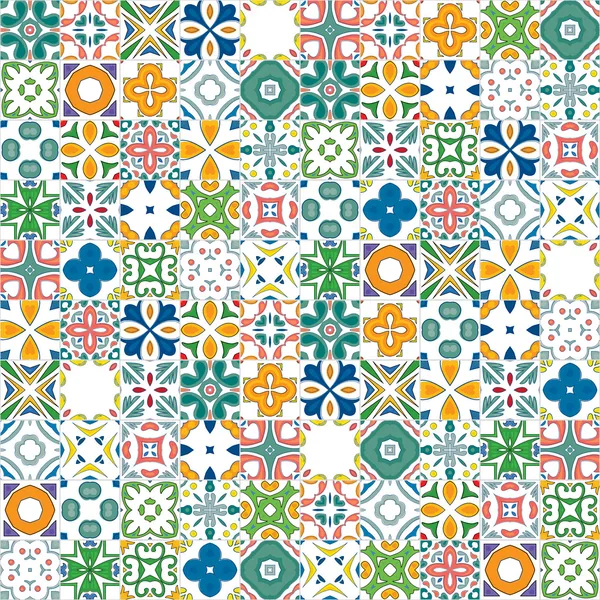 Portuguese tiles — Stock Vector