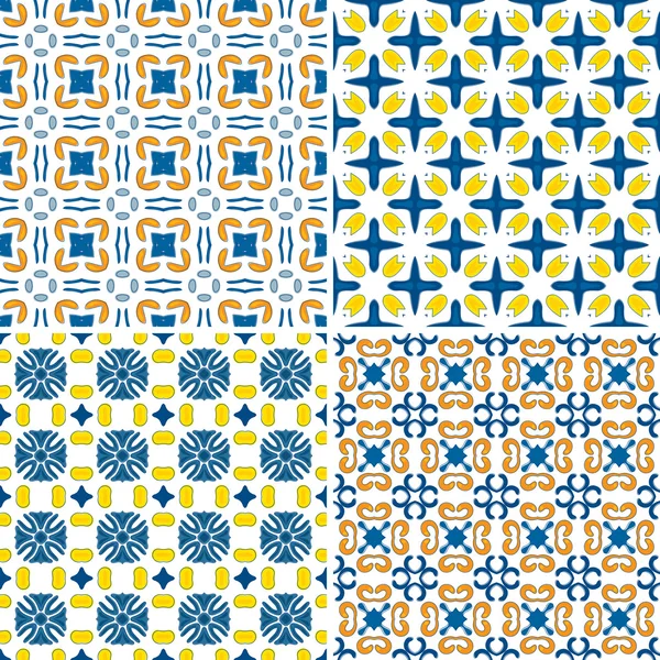 Portuguese tiles — Stock Vector