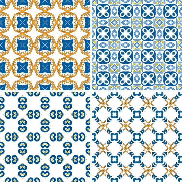 Azulejos portugueses — Vetor de Stock