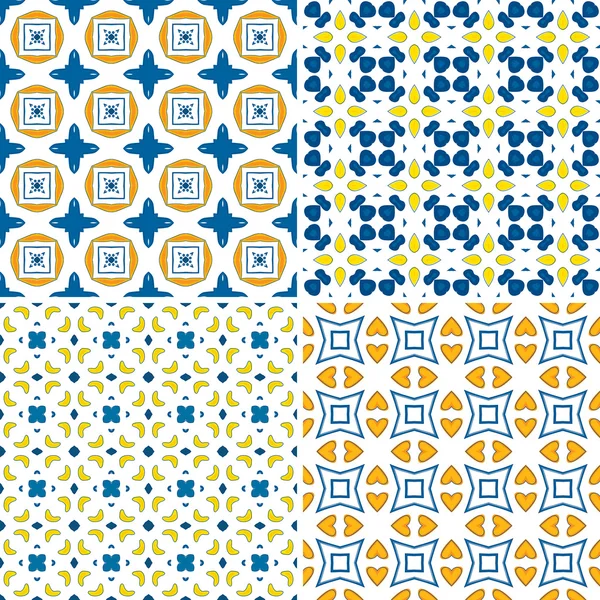 Portuguese tiles — Stock Vector