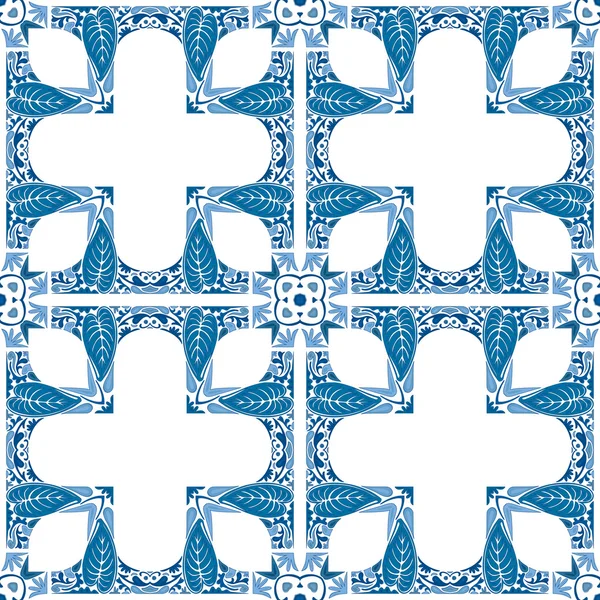 Azulejos portugueses — Vetor de Stock