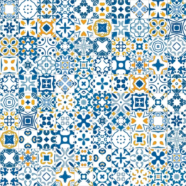 Portuguese tiles — Stock Vector