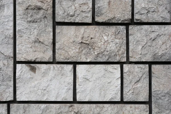 Detalle Muro Piedra Gris — Foto de Stock