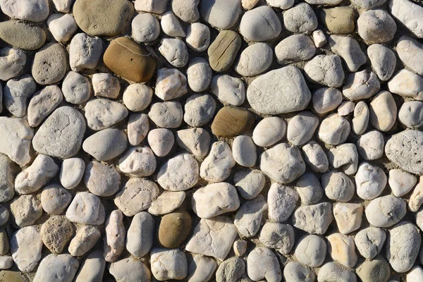 コンクリートと小石の壁の詳細 — ストック写真
