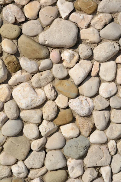 Detail Van Een Muur Van Steentjes — Stockfoto