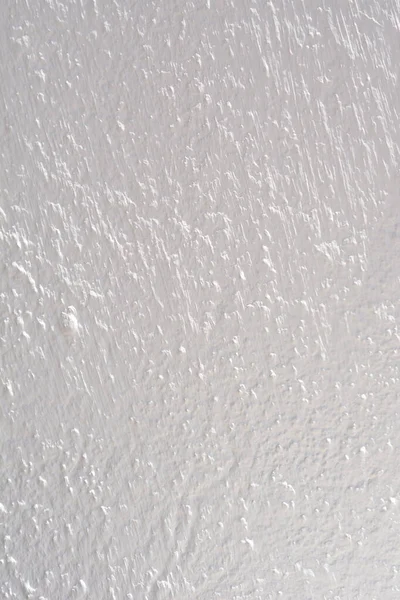 Szczegóły Białej Malowanej Szorstkiej Ściany — Zdjęcie stockowe