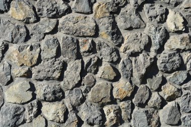 Gri taş bir duvarın ayrıntıları