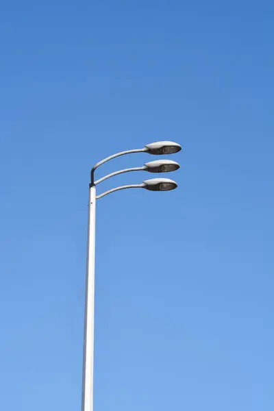 Lampes Routières Contre Ciel Bleu — Photo