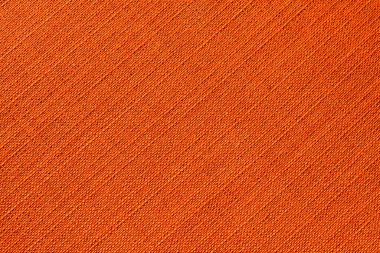 Turuncu keten kumaş dokusu ayrıntıları
