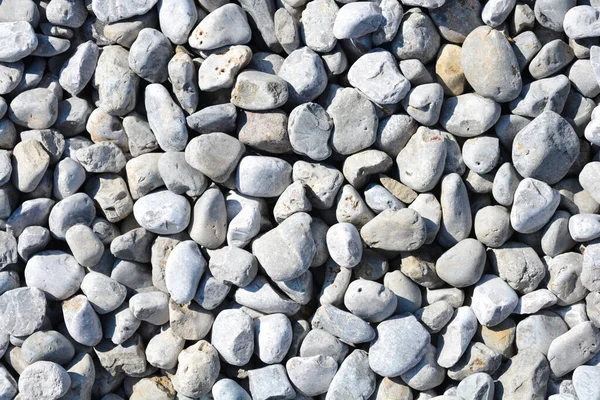 Detail Ground Covered Gray Pebbles — Foto de Stock
