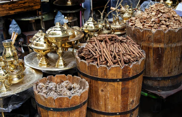 Mercado egipcio puesto — Foto de Stock