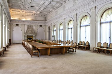 Toplantı odasında livadia Sarayı