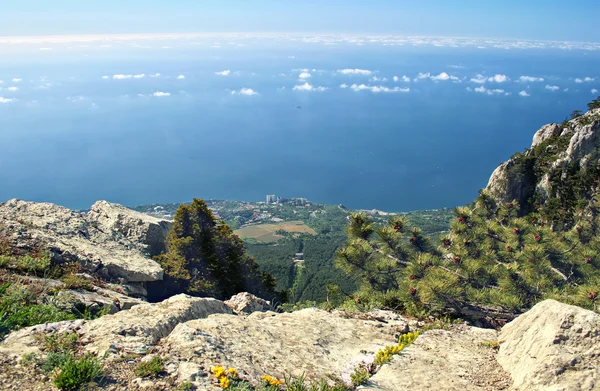 Veduta aerea di Yalta, Ucraina — Foto Stock