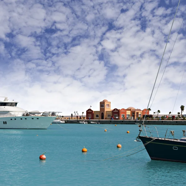 Nuevo puerto deportivo Hurghada — Foto de Stock