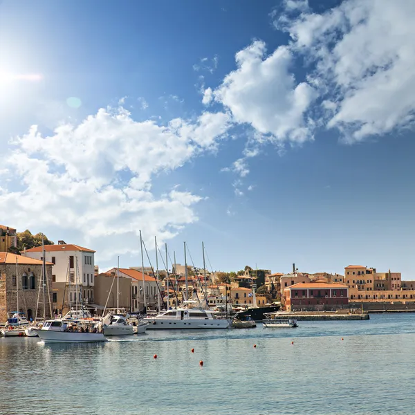 Chania stad op Kreta — Stockfoto