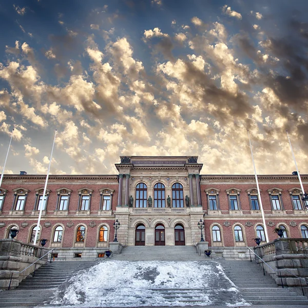 Universiteitsbibliotheek van Uppsala — Stockfoto