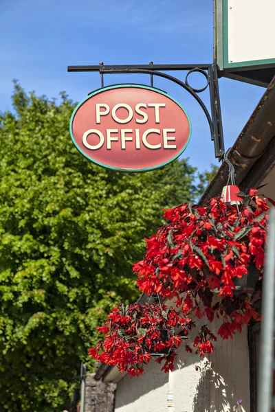 Old fashioned post office sign — Stock Photo, Image