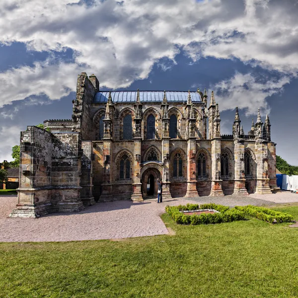 Igreja de Rosslyn Escócia — Fotografia de Stock