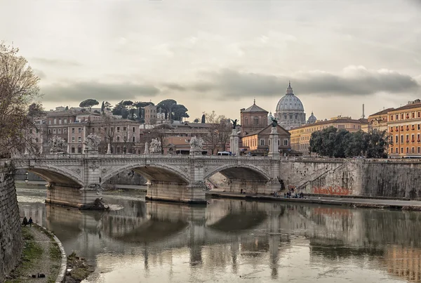 Roma 'da Tiber Nehri — Stok fotoğraf