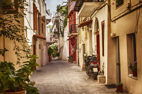 Chania charmante oude straat — Stockfoto