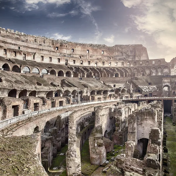 Dentro do Coliseu — Fotografia de Stock