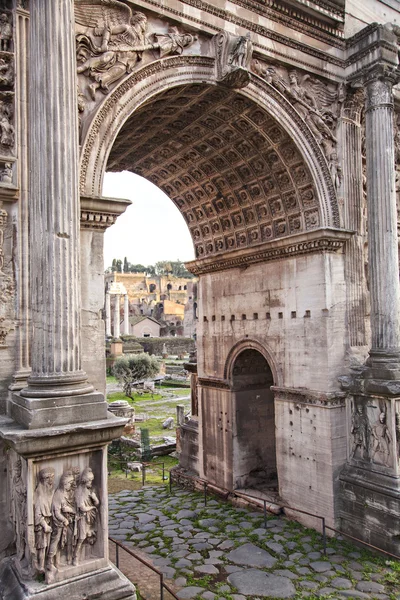 Roma Forumu arch — Stok fotoğraf