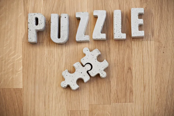 Beton puzzle parçaları — Stok fotoğraf