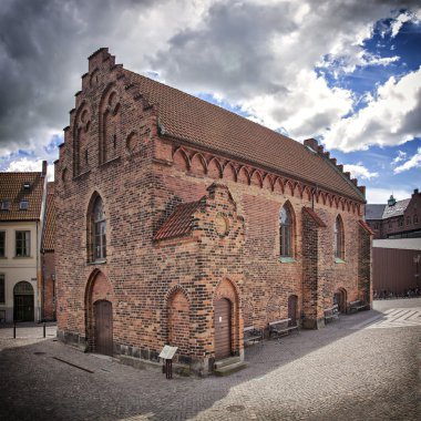 horská přišel mohamed. kreslený obrázek