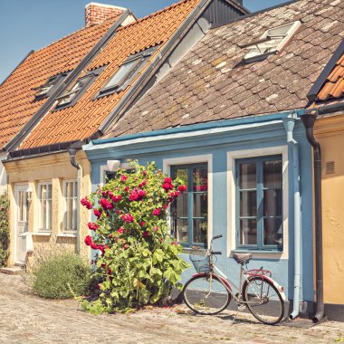 Ystad cottages clipart
