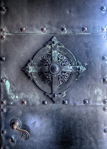 Metal door — Stock Photo, Image