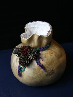 Kabak vazo art dekorasyon
