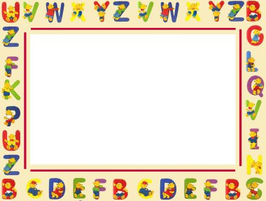 alfabe çerçeve