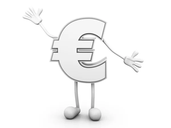 Cartoon Euro — Stock Photo, Image