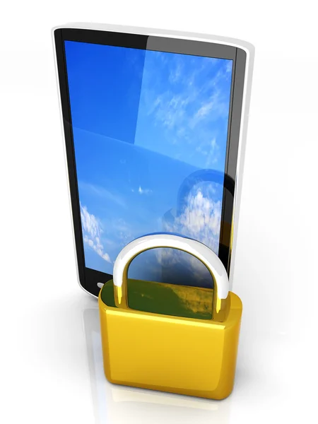 Smartphone Lock — Stock Photo, Image