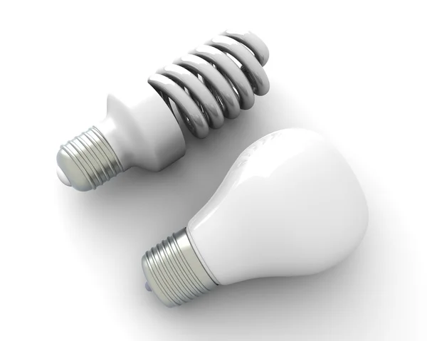 Light bulbs - Old and new — Stock Photo, Image