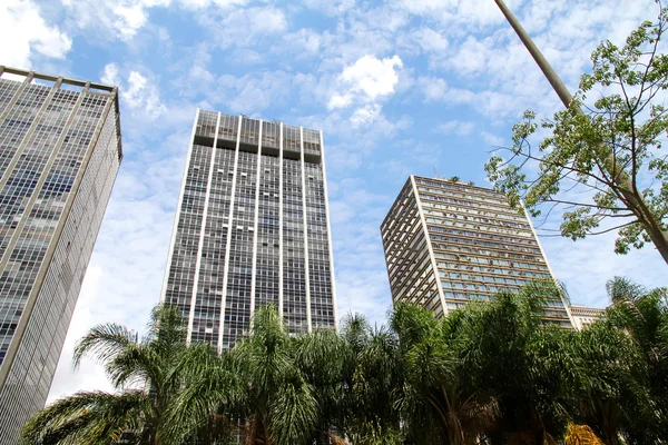 Edifícios no centro de São Paulo — Fotografia de Stock