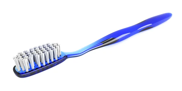 Синяя зубная щетка — стоковое фото