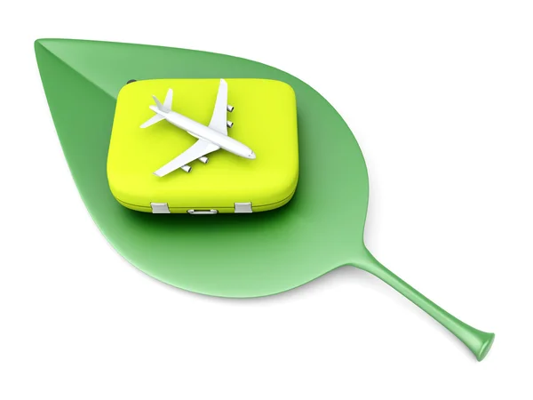 Sustainable air travel — Stock Photo, Image